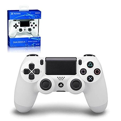 PlayStation DualShock 4 Controller – Glacier White, Wireless Gamepad